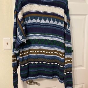 Mens Old Glory Blue Sweater
